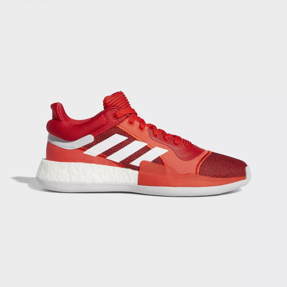 Adidas Marquee Boost Low Tenis De Basketball Rojos Para Hombre (MX-55729)